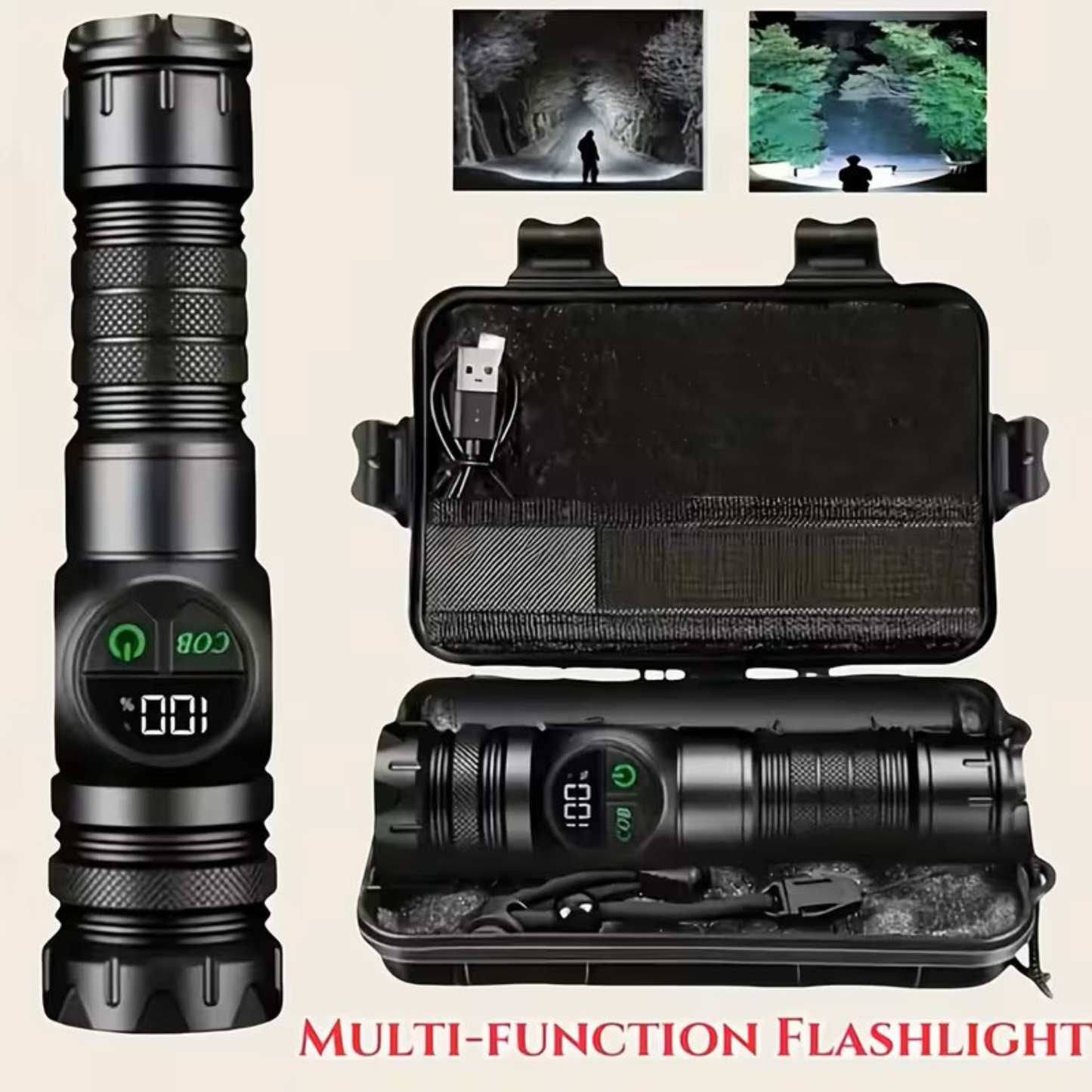 5000 Lumen Rechargeable Search Light